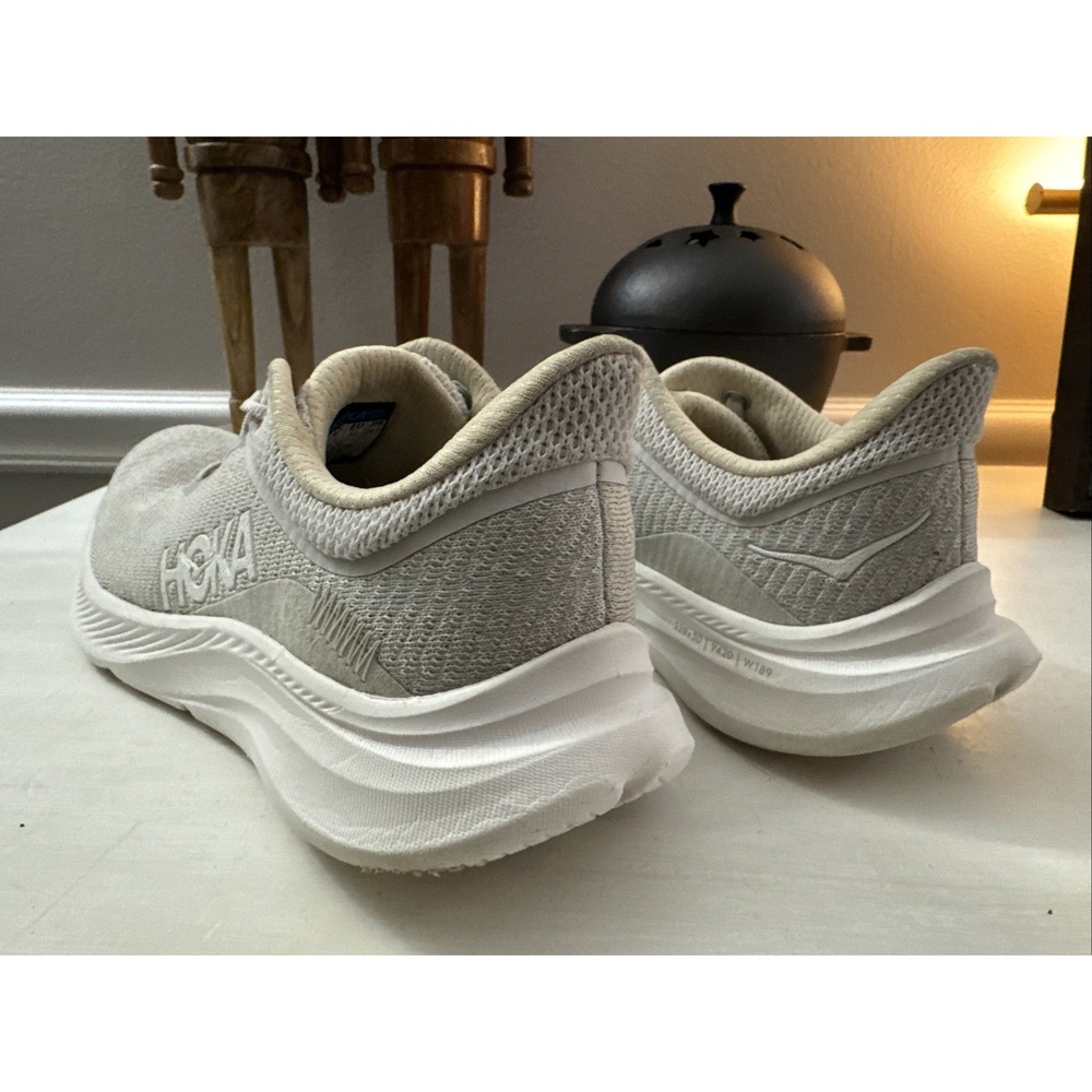 Hoka Solimar Womens US 9.5‎ B Nimbus Cloud Shortbread Athletic Sneakers Lace-Up - Picture 2 of 16